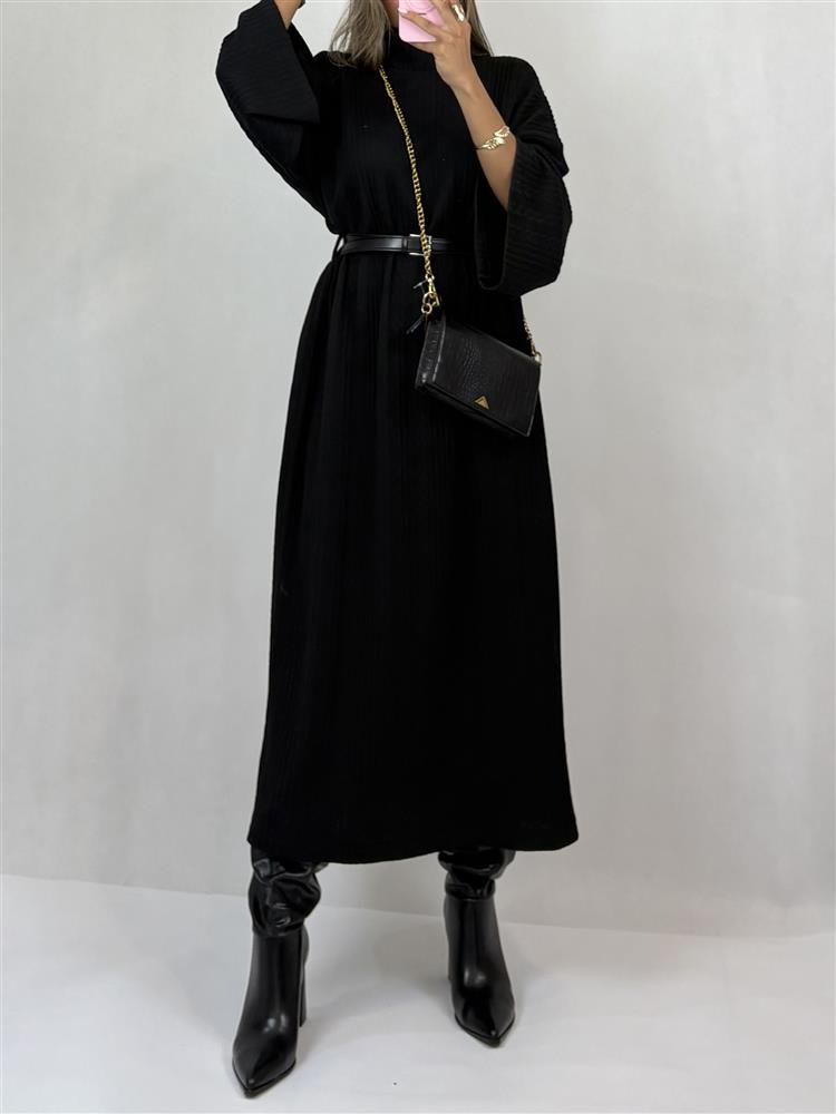 پیراهن بافت مشکی